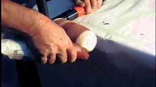 Applying Compound: Graining & Buffing Stainless Steel