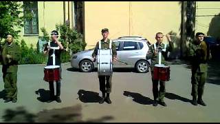 Салют ударных (ВМедА, СПб) - Drum Salute (VMedA, Saint-Petersburg)