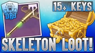 Destiny: 15+ Skeleton Key Chest Opening / Loot Results! (Amazing Exclusive Strike Loot)