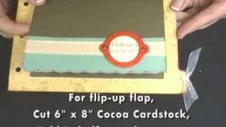 Fabulously Artsy -- Masking and Flip-Up page (Mini Scrapbook, part 5)