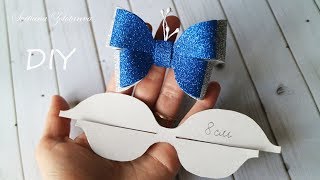 Шаблон для бантика бабочки из фоамирана экокожи