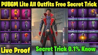PUBG Mobile Lite - Get फ्रि Outfits & Rename Card in PUBGM Lite | New Secret Trick |