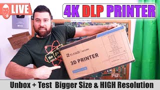 Let's UNBOX and Test this 4K DLP Resin Printer from ELEGOO