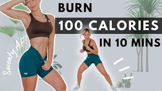 Cardio Workout | Burn 100 calories in 10 mins - AT HOME