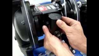 Bomba pneumática aro troca diafragma do motor de ar