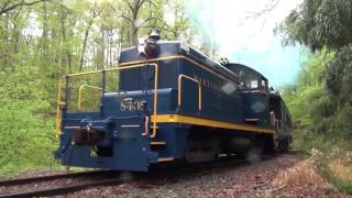 Inaugural Run of Restored B&O SW-1 #8408