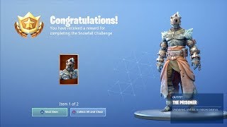 How To get "The Prisoner" Skin In fortnite battle royale (Snowfall Challenges Reward)
