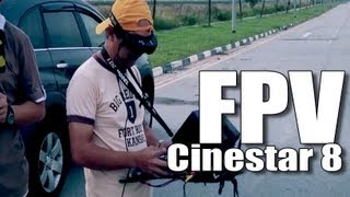 Cinestar 8 on FPV low-level test flight (preparation for upcoming commercial shoot)