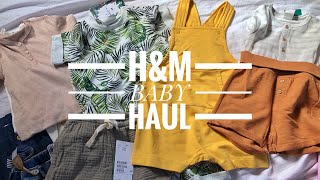Huge baby boy spring/summer clothing haul! H&M 9-12 months