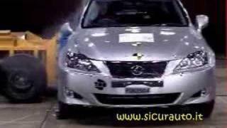 Lexus IS250 - crash test video
