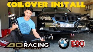 BC Racing BR Coilovers INSTALL // e90, e92 BMW