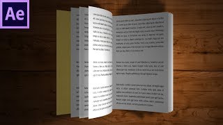After Effects Tutorial  - 3D Flip book animation - 84