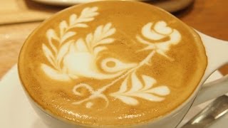 ワールドラテアートチャンピオン 吉川寿子バリスタのラテアート