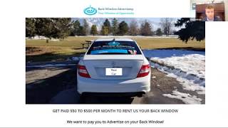 Back Window Advertising