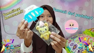 Buka fanmail lagi!? Dari youtuber homemade squishy! Wiracraft❤ #4