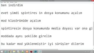 Spintires araba modu nasıl yüklenir ?