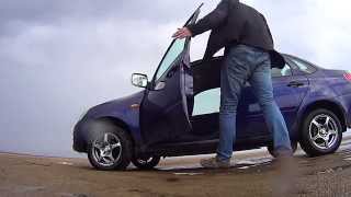 Lada Granta медведи на отдыхе покатушки