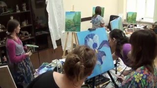 Landscape (пейзаж). Artist Алена Островская.Живопись.