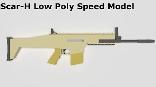 Low Poly Speed Model | Scar-H