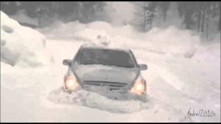 Mercedes R Class in Austria's Winter Snow 2017 (Part2)