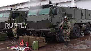 Russia: Brand new Kamaz Typhoons take part in Novosibirsk drills