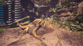 Monster Hunter: World Test - Radeon RX 570 4GB - Gameplay Benchmark (Intel i5-8400)
