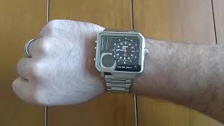 SKMEI 1392 Square Big Face Wrist Watch Quick Review