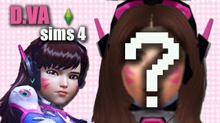 Creating D.va from Overwatch in Sims 4 | Speed Sim + CC