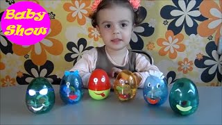 Распаковка необычных смешных яиц с сюрпризом Unboxing of incredible funny surprise eggs
