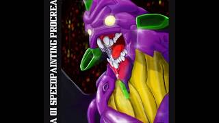 Eva01 speed painting with Procrate