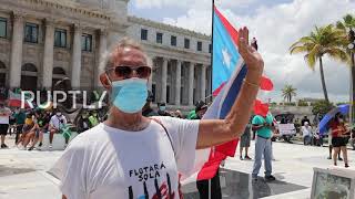 Puerto Rico: Dozens attend rally for independence movement in San Juan