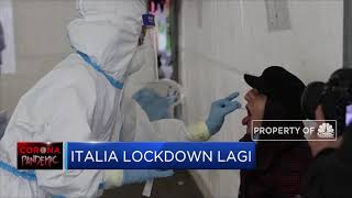 Kasus Covid-19 Bertambah, Italia Lockdown Lagi