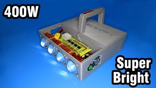 How to make 400W Flashlight super bright