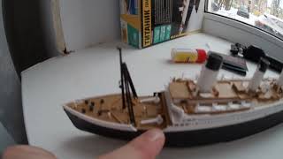 Сборка Титаника от компании ZVEZDA 1:700 часть 5.