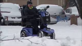 Инвалидный дрифт (R4-S), часть 4. (Неудачно). Скутеры для инвалидов. Mobility scooter.