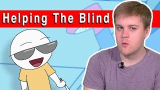 ALMOST KILLED BY A SIGHTED GUIDE! | How To Help Guide a Blind Person!