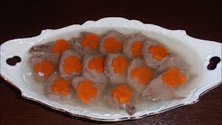 Заливной язык  Jellied tongue