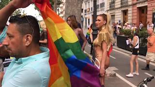 Против любой дискриминации.За права ЛГБТ. Валенсия. Испания.