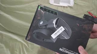 VR Shinecon 4ª Geração 3D Óculos Virtual Com Fone De Ouvido - Unboxing
