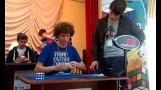 Nelidovo Open 2013. 3x3. Round 1. Четвёртая попытка. 15.58