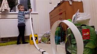 Hot Wheels trek handmade. Трек Хот Вилс своими руками. самодельный трек.