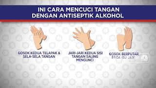 Ini Cara Mencuci Tangan Dengan Antiseptik Alkohol