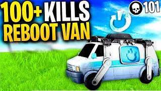 Can You Get OVER 100 KILLS Using A REBOOT VAN In A PUBLIC MATCH? | Fortnite Mythbusters