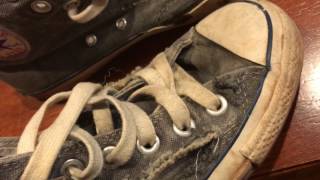 Old jeans & my 37 year old vintage Chuck Taylors