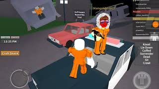 игра андроид ROBLOX побег из тюрьмы. збежал!!!!!