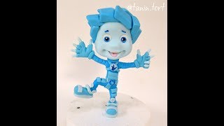 Фиксик Нолик МК , Фиксики из мастики ( часть 1 - тело нолика)