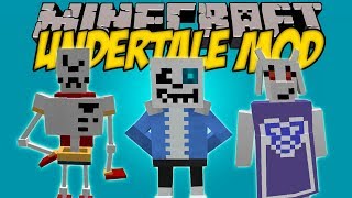 Minecraft: Undertale in Minecraft! | Undertale Mod Showcase
