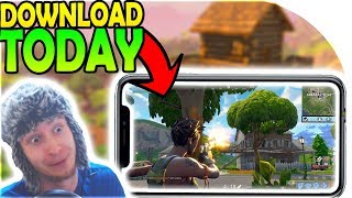 Fortnite Mobile DOWNLOAD TODAY + FREE CODES! - Fortnite Battle Royale Android / iOS Sign-Up