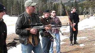 AK firing line at the range