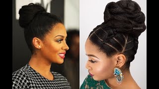 African Bun Hairstyles For Black Women Beauty 2018